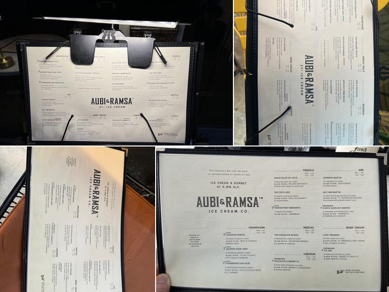 Aubi & Ramsa Menu