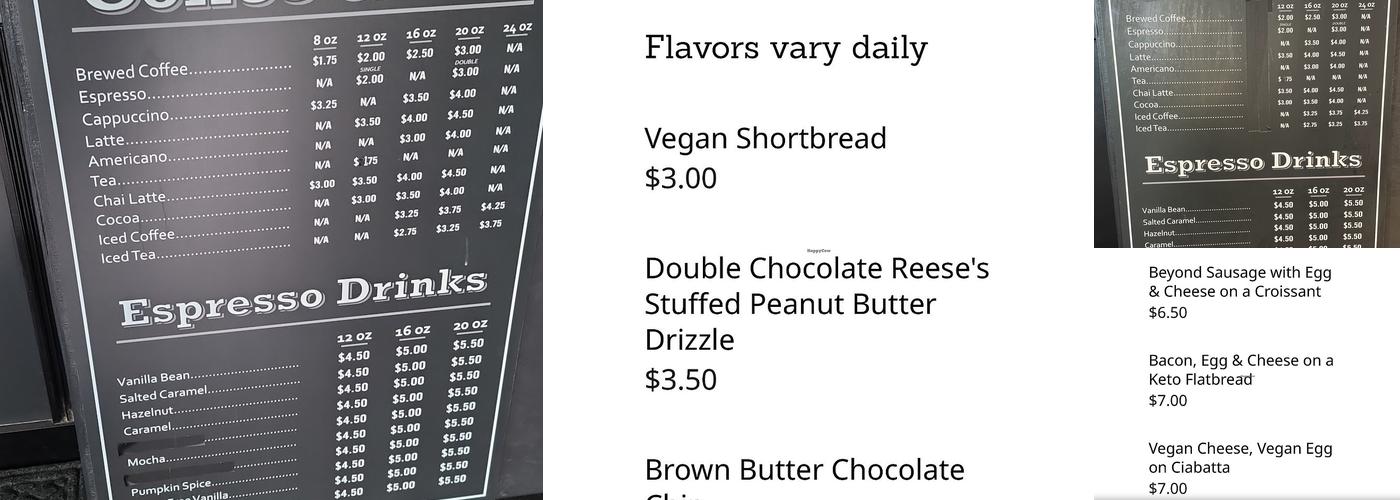 Starch Menu