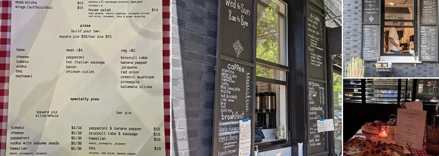 Mo's General Menu