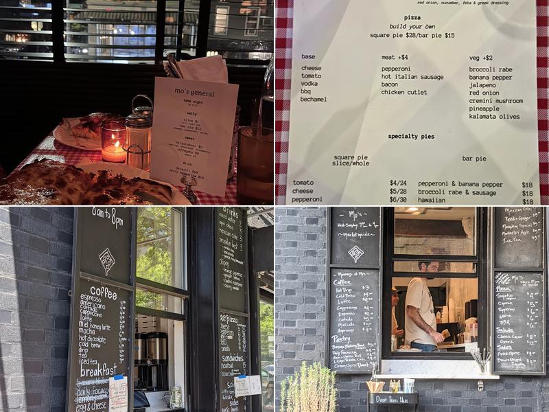 Mo's General Menu