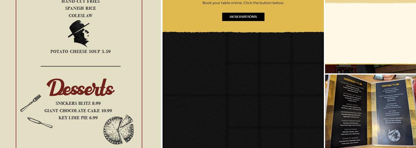 Moran's Bar and Grill Menu