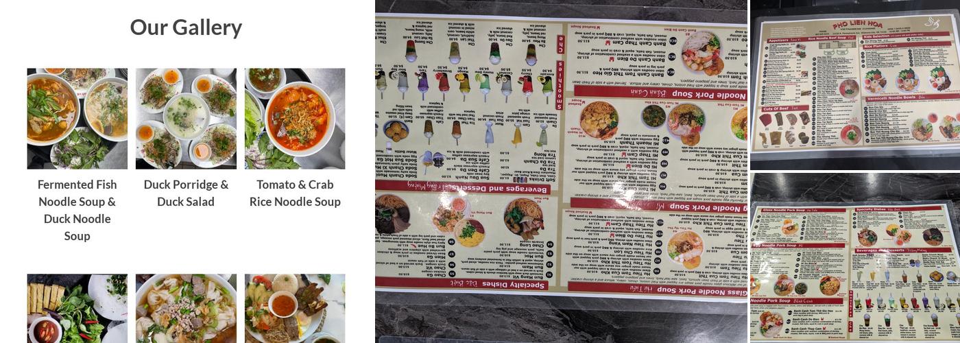 Pho Lien Hoa 2 - N. Penn Menu