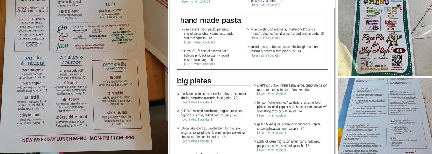 d'Alba Menu