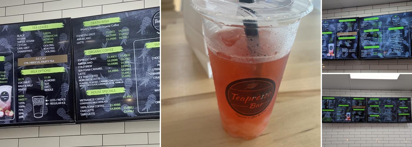 Teapresso Bar Menu