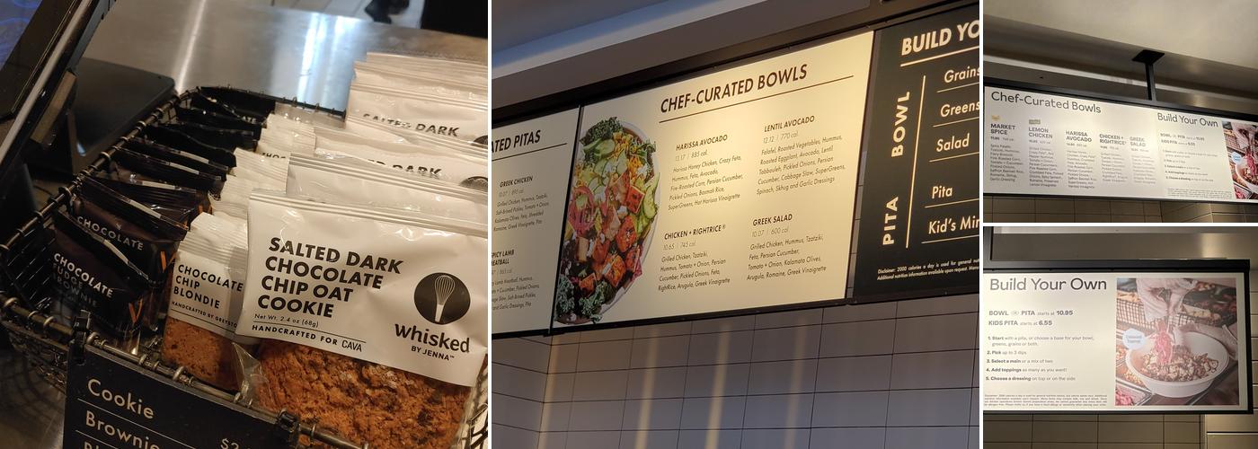 CAVA Menu