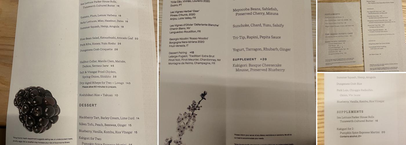 TOMO Menu