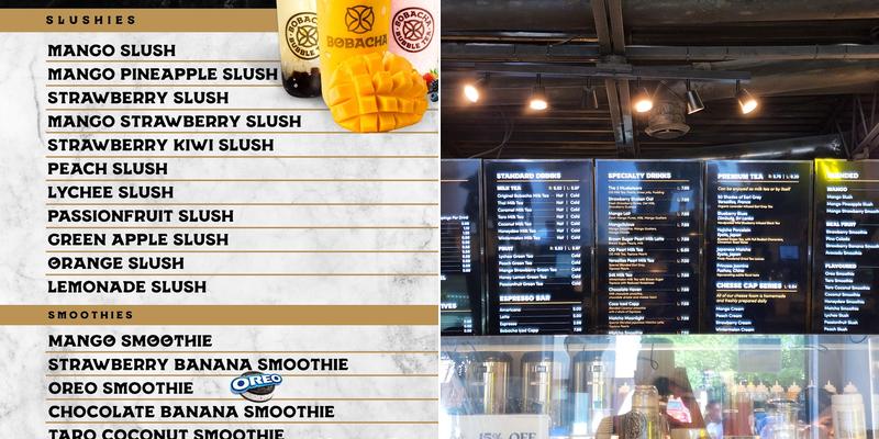 Bobacha Menu