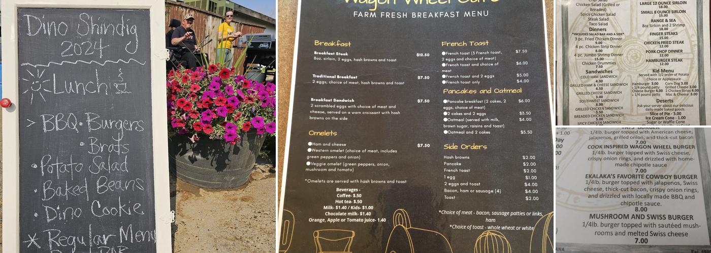 Wagon Wheel Cafe Menu