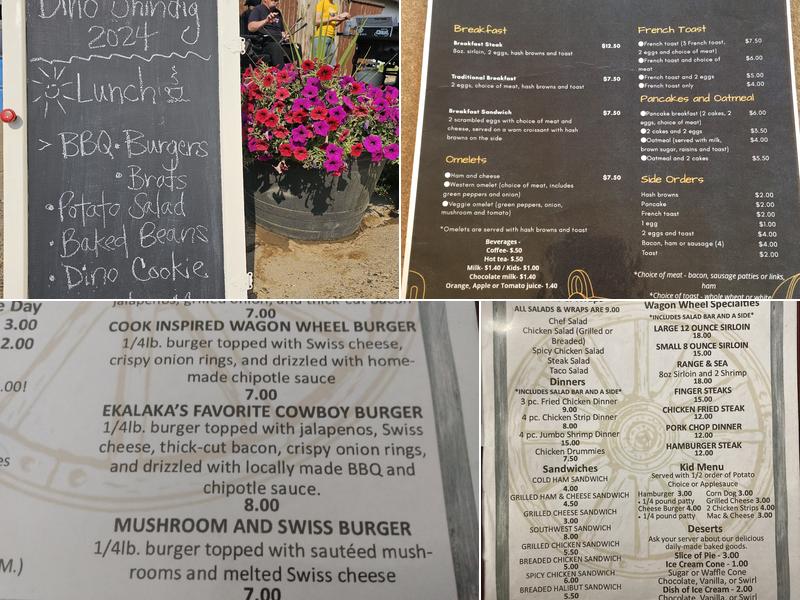 Wagon Wheel Cafe Menu