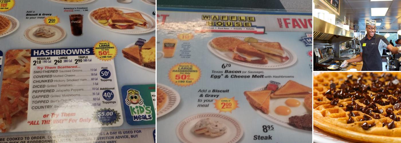 Waffle House Menu