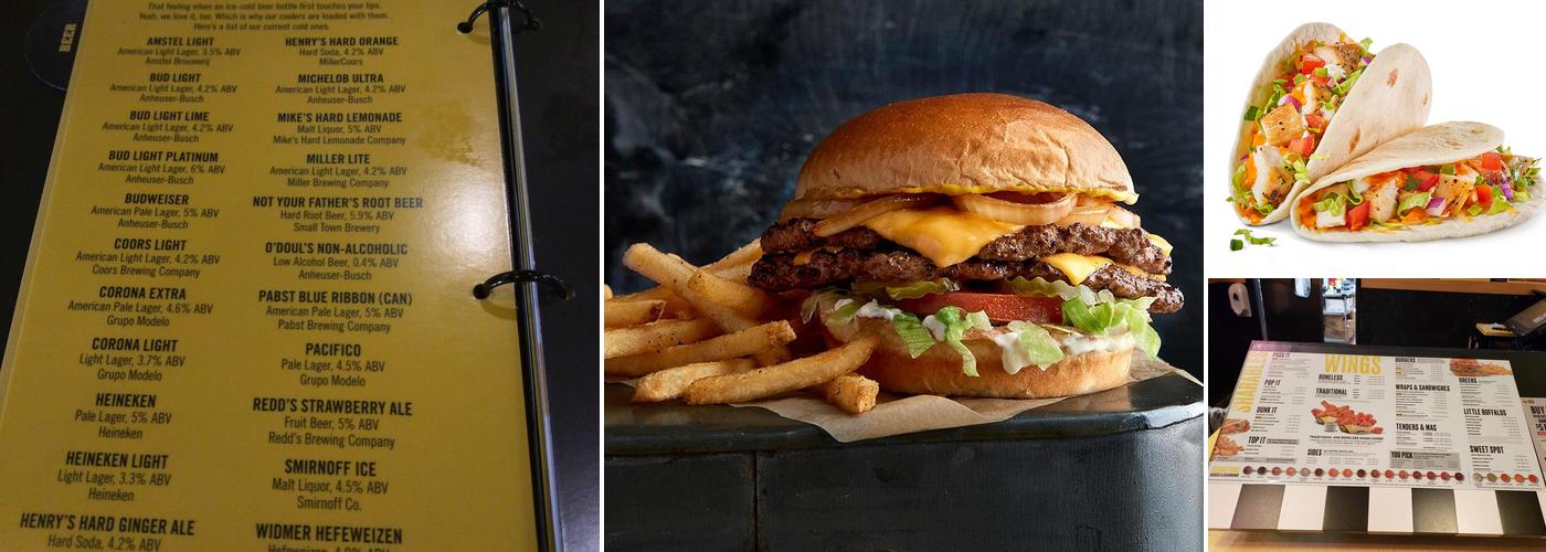 Buffalo Wild Wings Menu