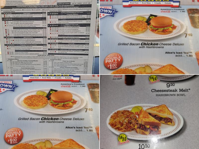 Waffle House Menu