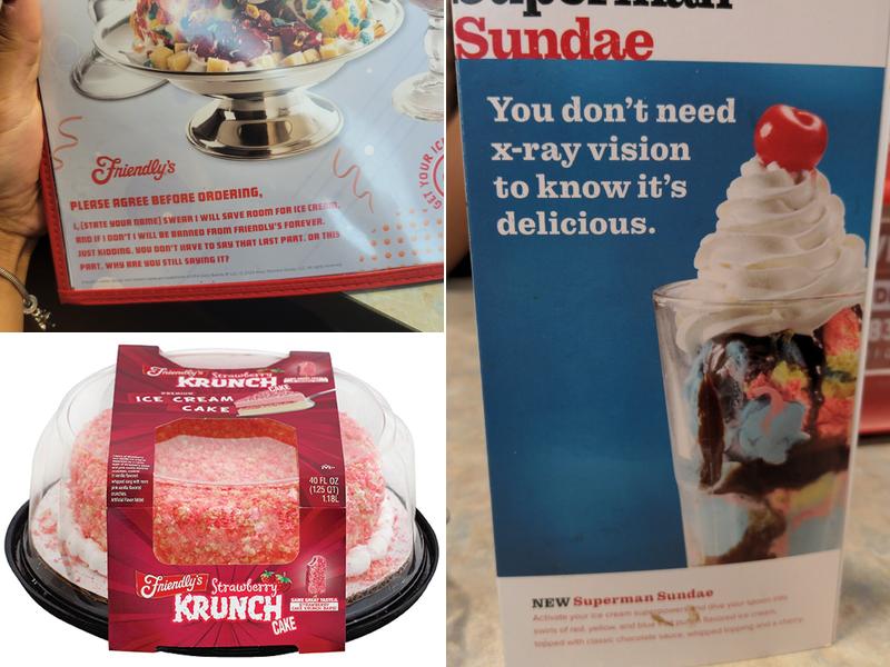 Friendly's Menu