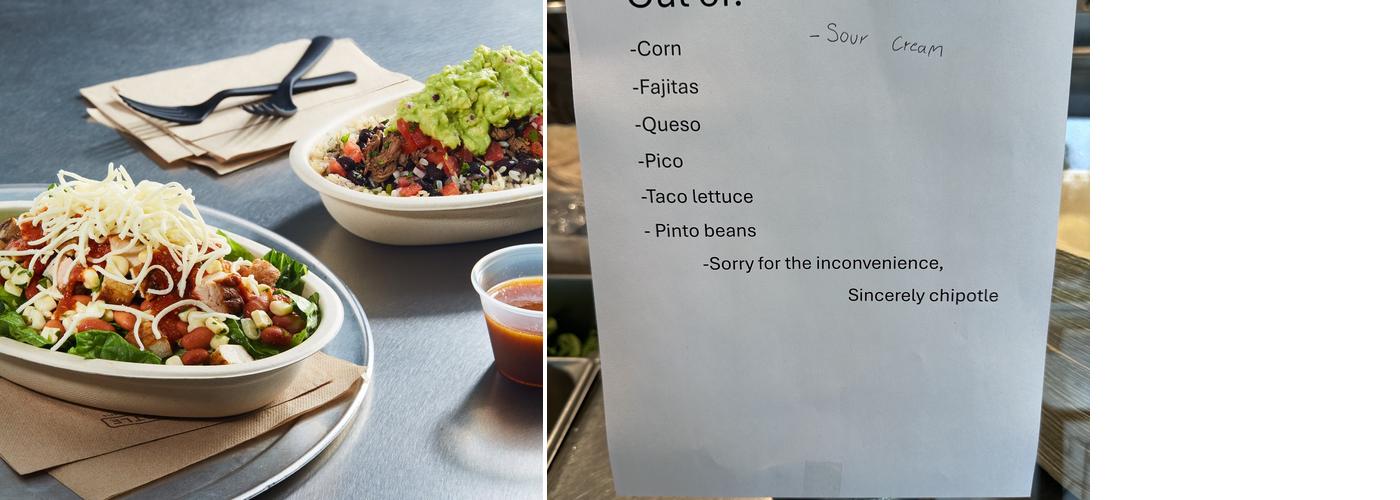 Chipotle Mexican Grill Menu