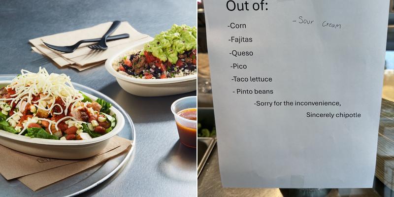 Chipotle Mexican Grill Menu