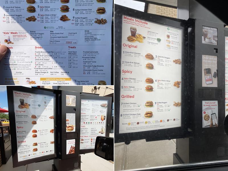 Chick-fil-A Menu