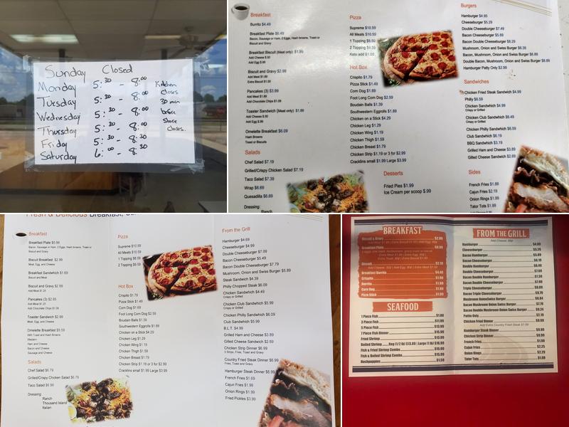 67 Gas And Grill Menu