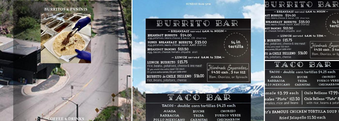 Old Snowmass Market Menu