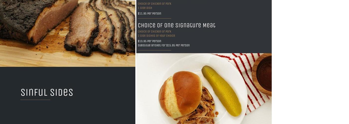 TC Bonez Menu
