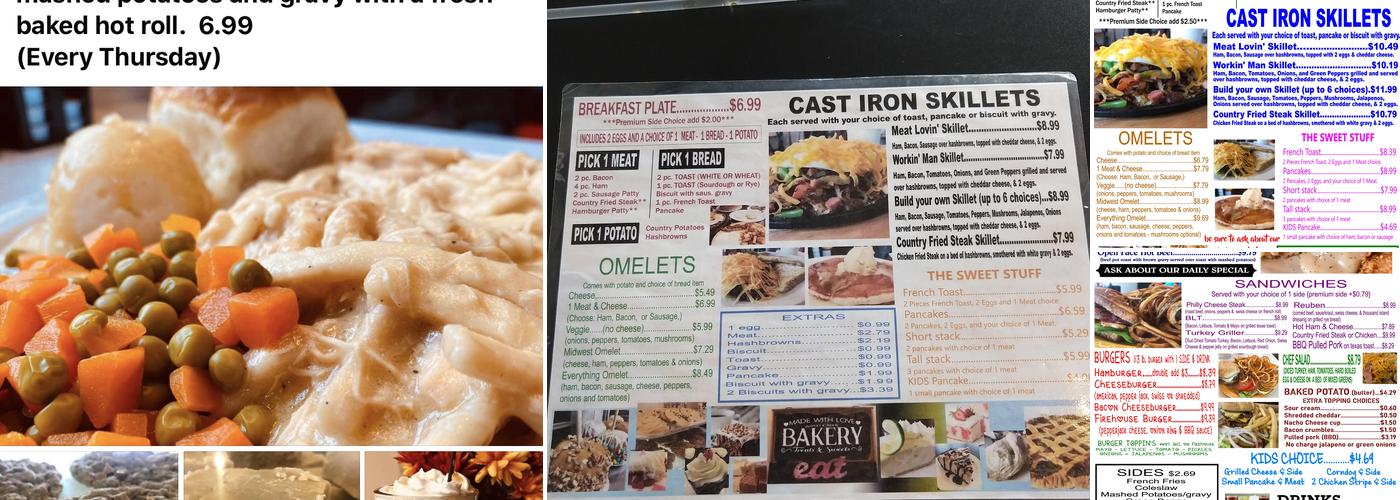 Sweet Creek Diner & Bakery Menu