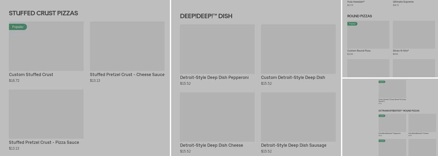 Little Caesars Pizza Menu