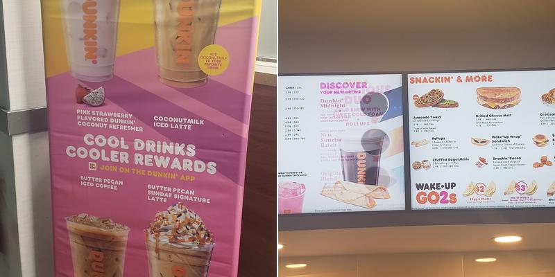 Dunkin' Menu