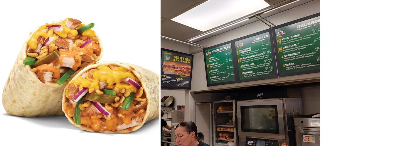Subway Menu
