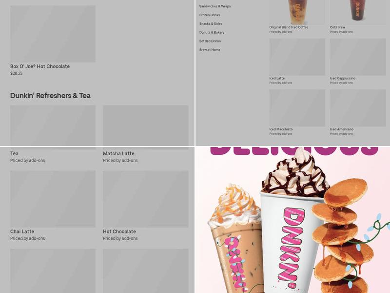 Dunkin' Menu