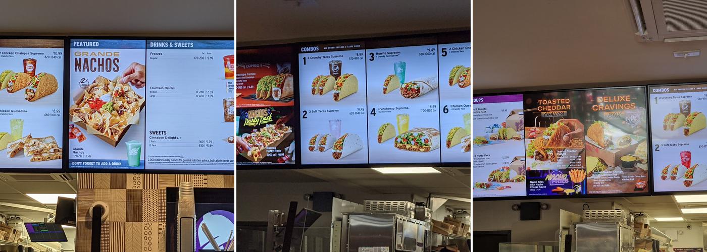 Taco Bell Menu