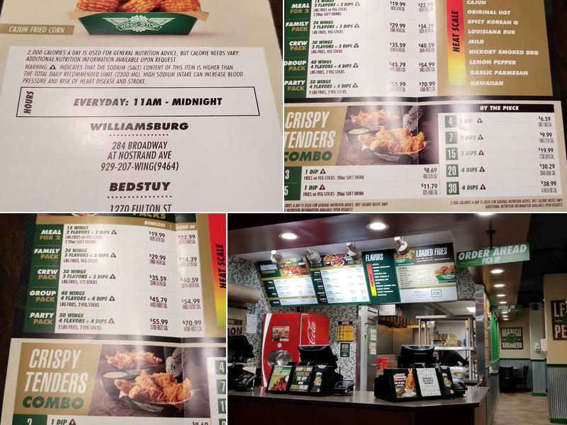 Wingstop Menu