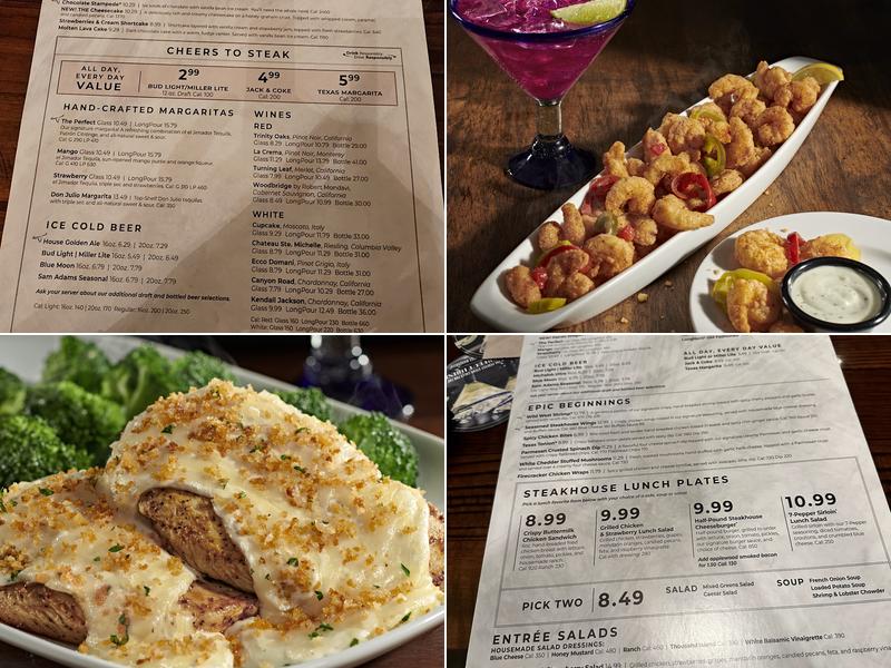 LongHorn Steakhouse Menu