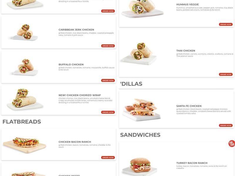 Tropical Smoothie Cafe Menu