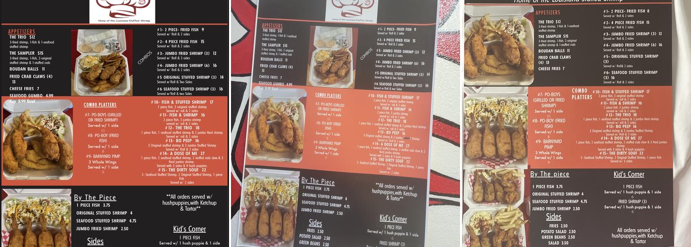 Ryan’s Kitchen Menu