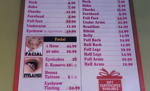 5 Star Eyebrow Threading Salon
