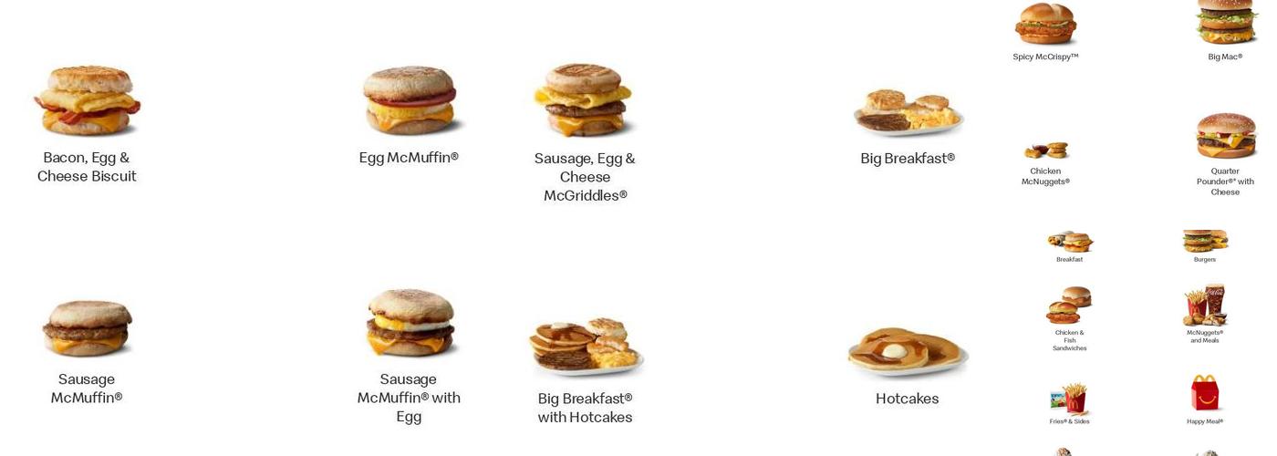 McDonald's Menu