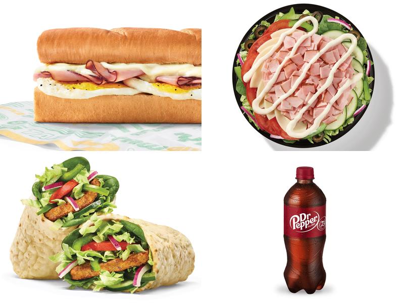 Subway Menu
