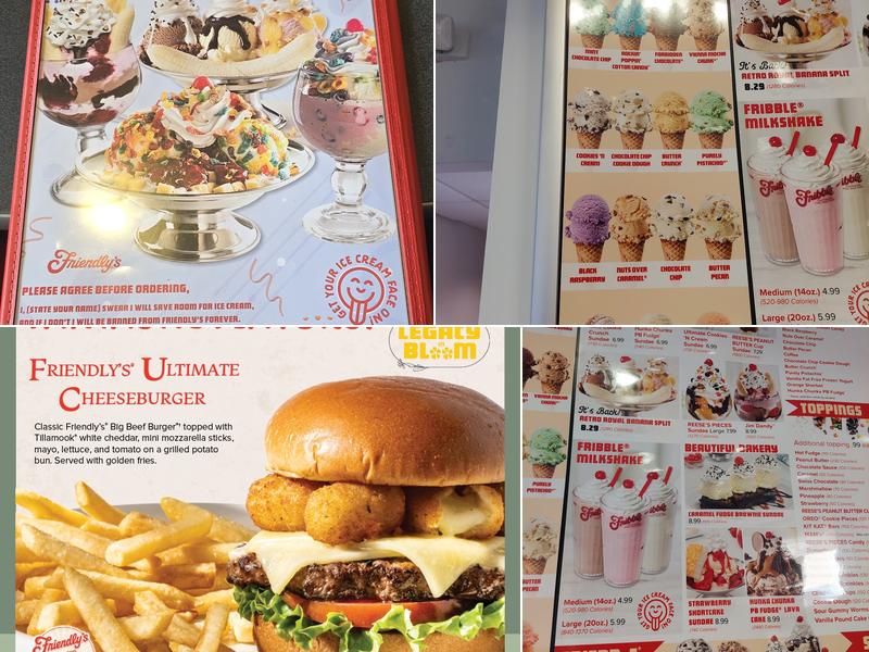 Friendly's Menu