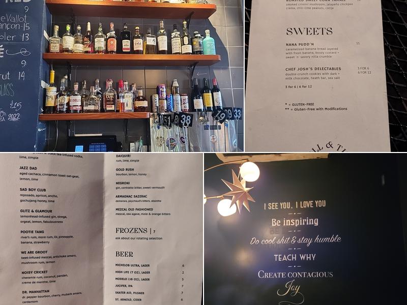 The Will & The Way Menu