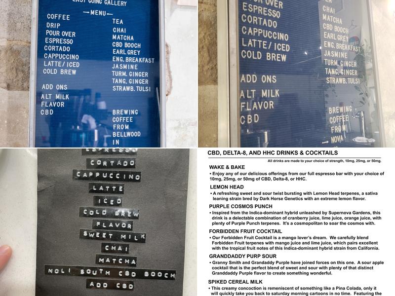 Subculture Art Gallery & Event Space Menu