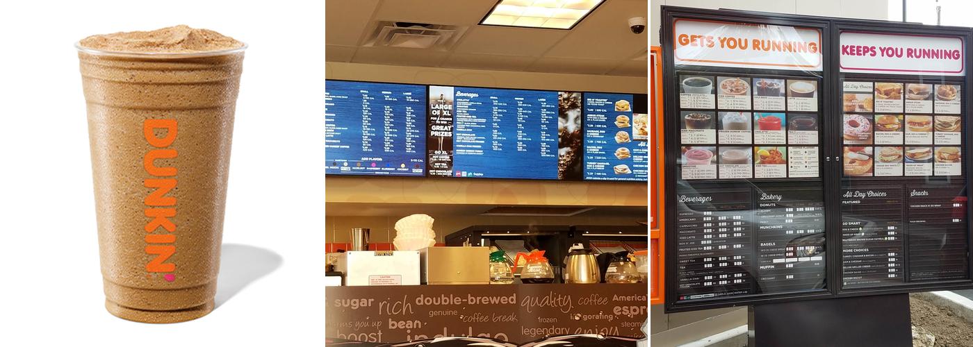 Dunkin' Menu