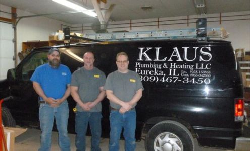 Klaus Plumbing & Heating, L.L.C. 602 E Center St, Eureka Illinois 61530