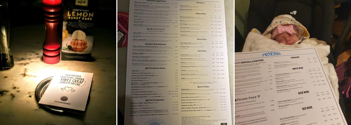 Pizza Express Menu