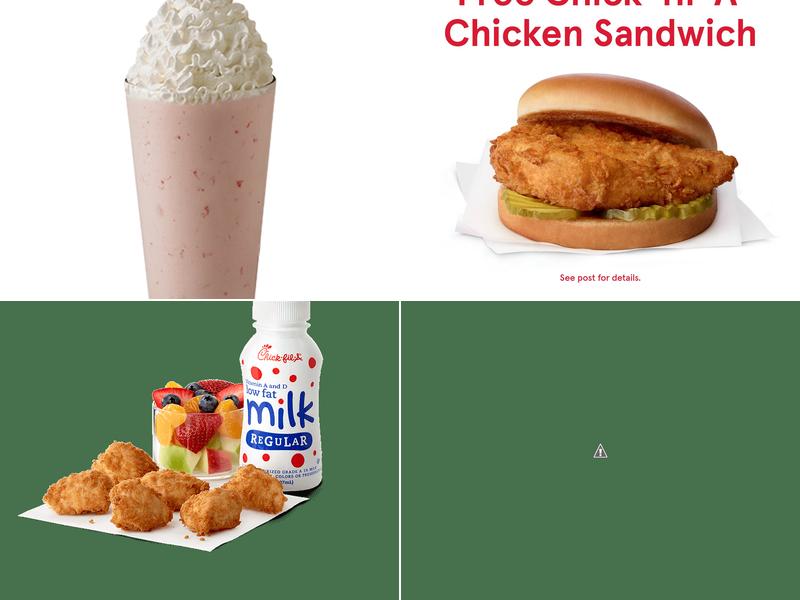 Chick-fil-A Menu