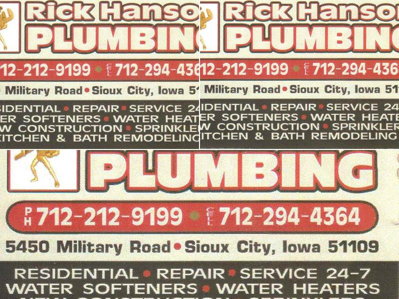 RICK HANSON PLUMBING, INC