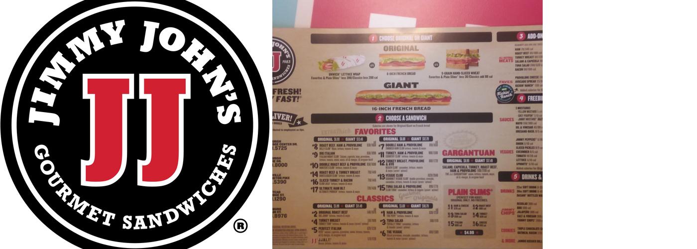 Jimmy John's Menu