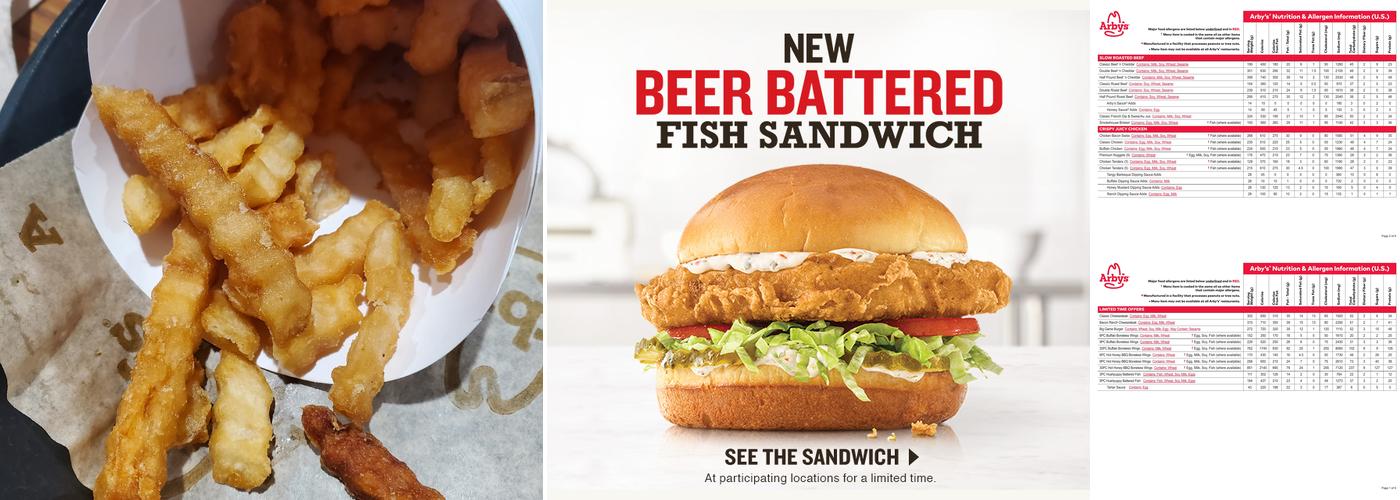 Arby's Menu