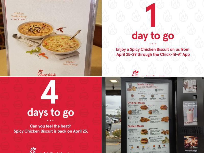 Chick-fil-A Menu