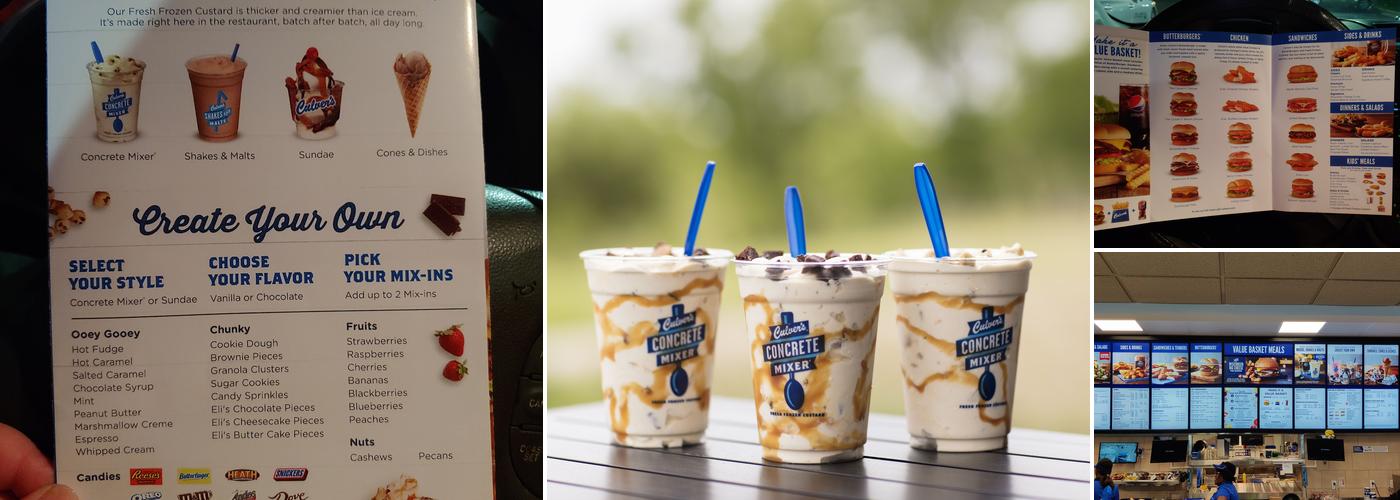 Culver’s Menu