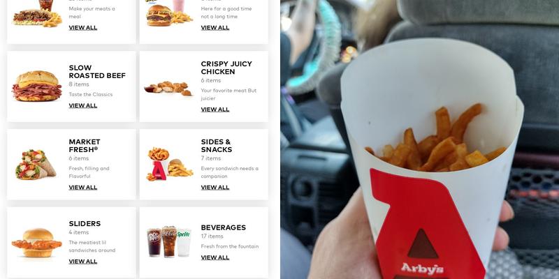 Arby's Menu