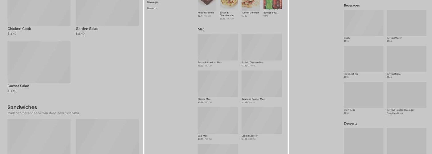 MacLove Menu